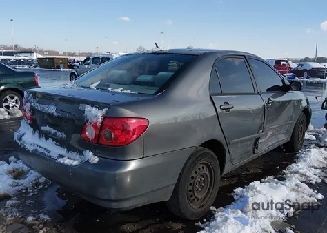 2008 Toyota Corolla Le z USA, uszkodzony, nr VIN 2T1BR30E28C885993